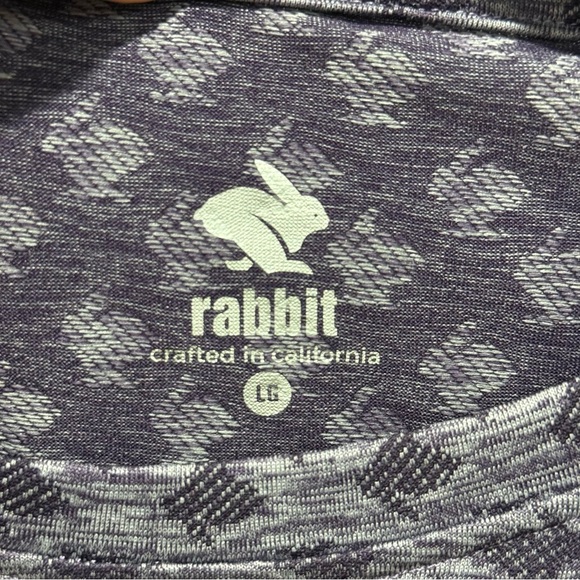 Rabbit Athletic Long Sleeve Training Top Lightweight Stretch Activewear Gym Cute - Picture 5 of 11